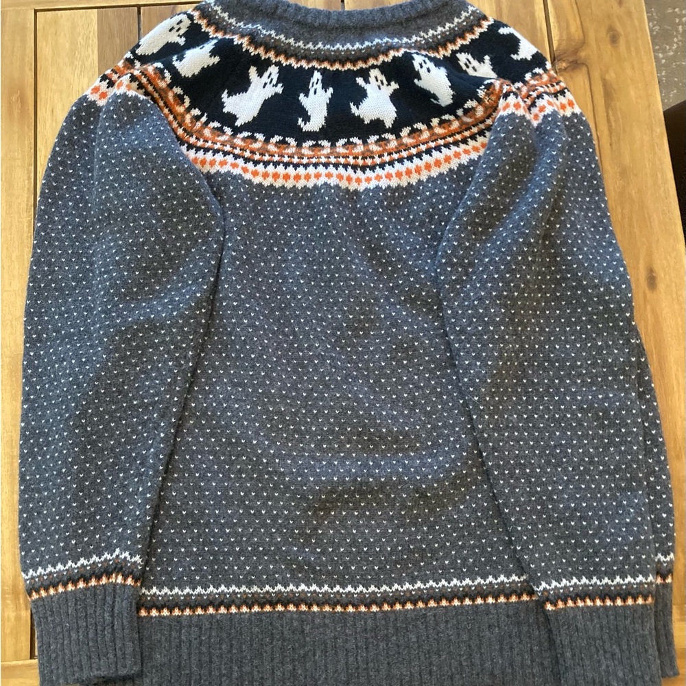 Kiel James Patrick Spooky Ghost Crewneck Sweater, XXL, Halloween - Picture 4 of 10